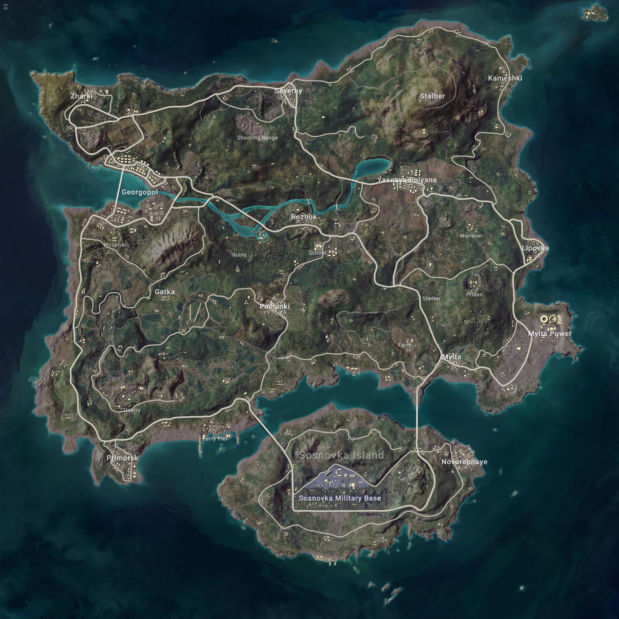 Erangel map